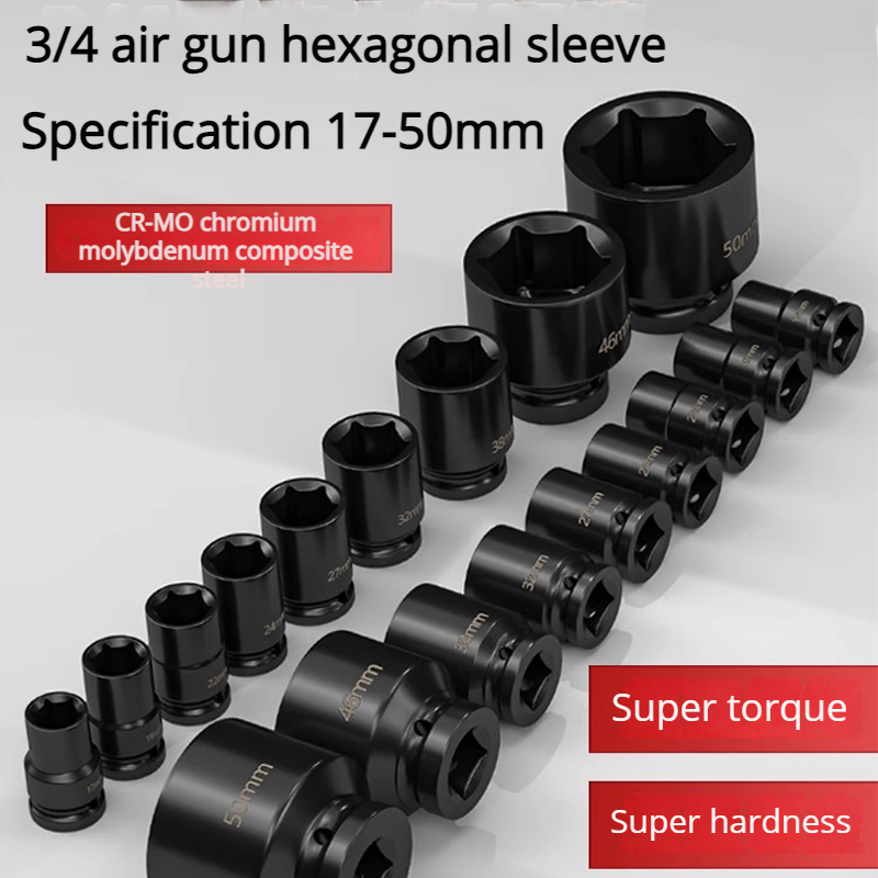 Workshop Cutting Tools - 3/4 Inch Hex Socket Heavy Duty