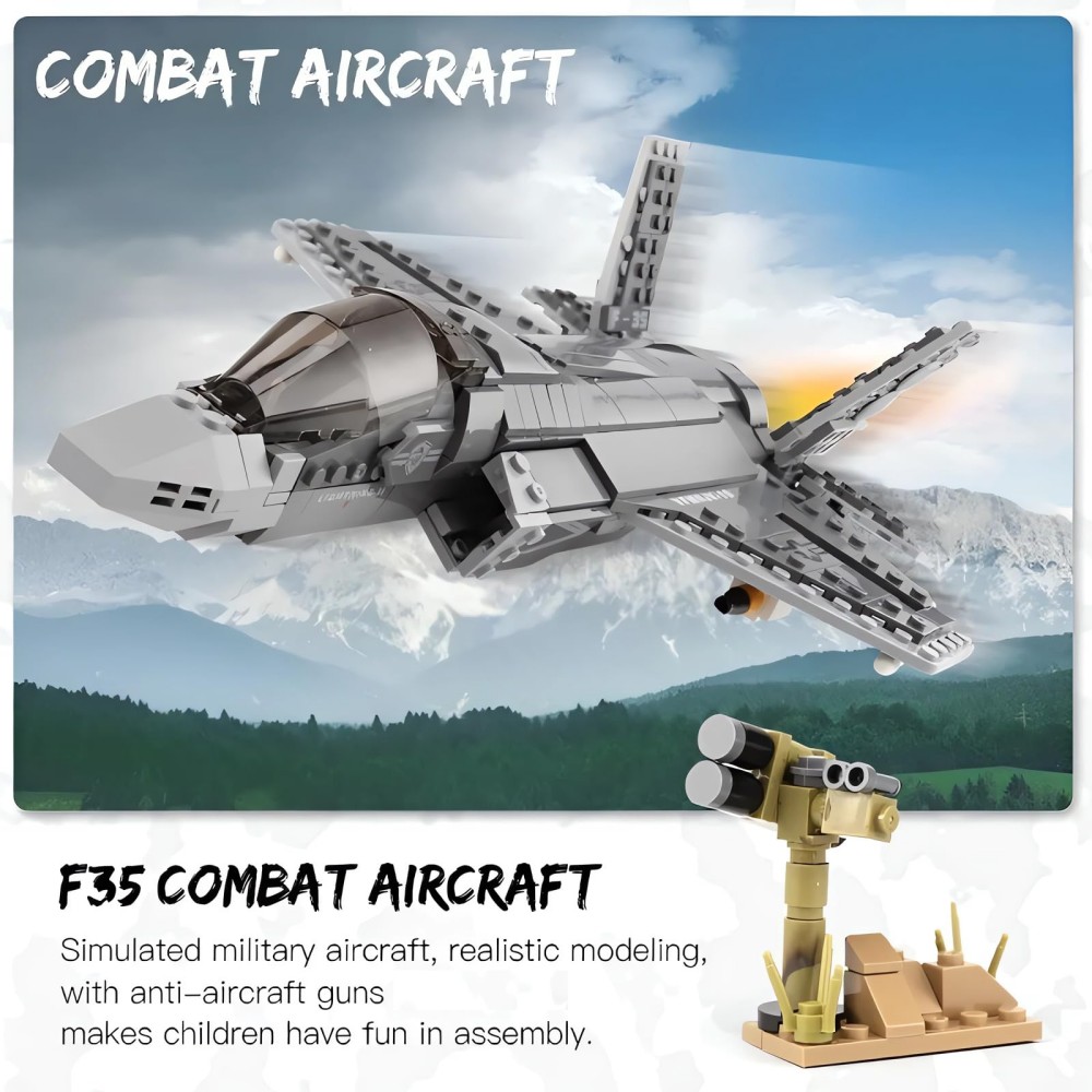 646pcs F-35 Lightning II Plane - đánh giá và giá Hand Plane Block