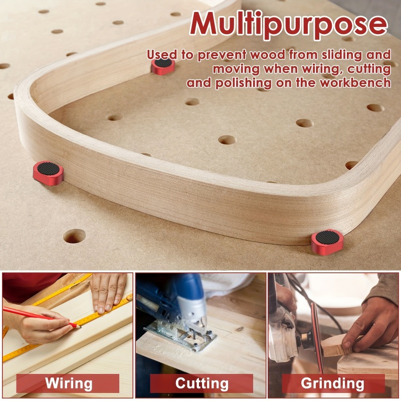8pcs Workbench Peg Brake Dogs  - đánh giá và giá Workshop Tools Table