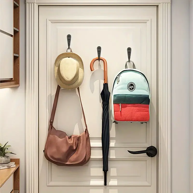 Black Metal Hooks with Screws  - đánh giá và giá Screw Organizer Kit
