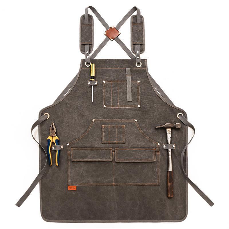 Canvas Apron With Printed Logo - đánh giá và giá Workshop Tools Logo