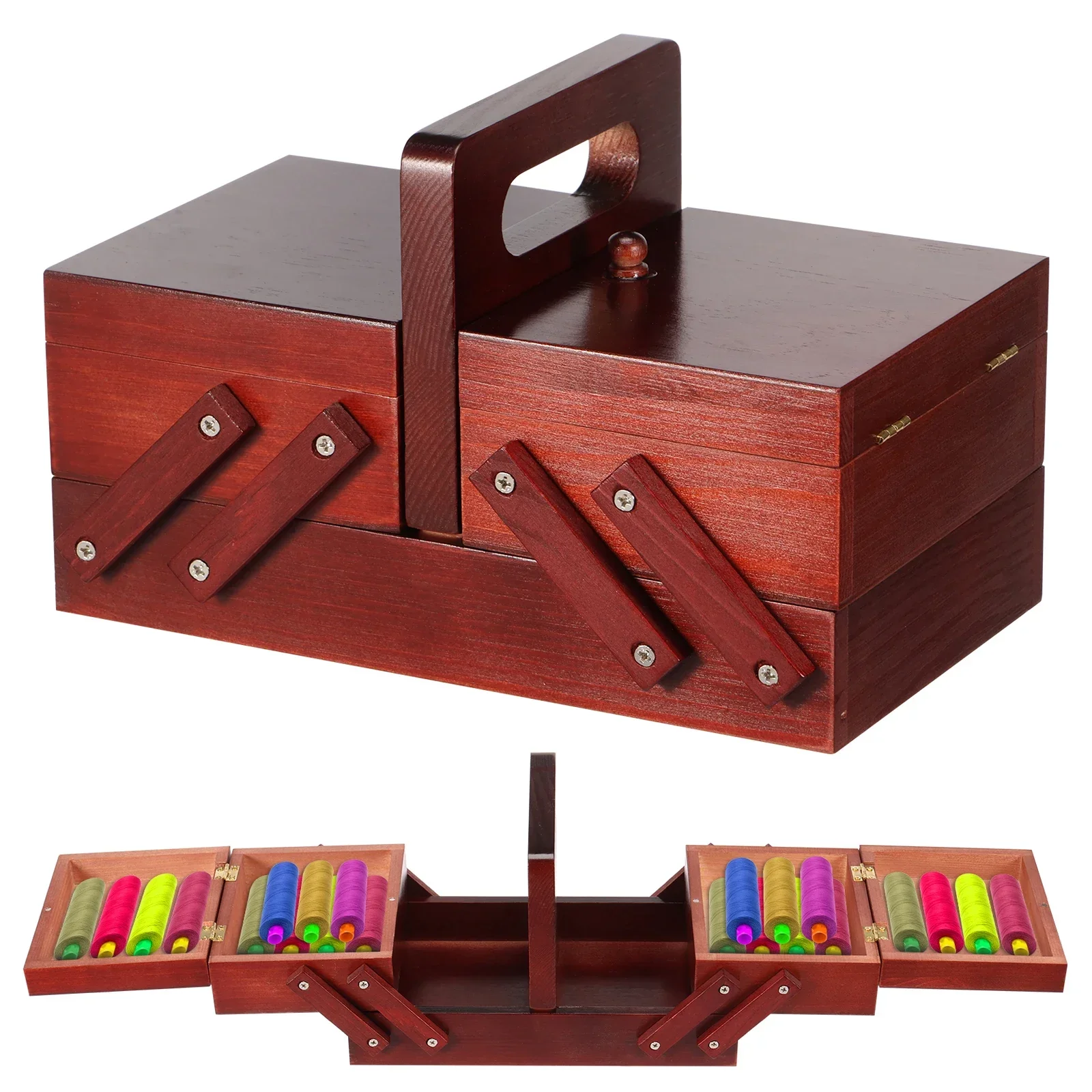 Expandable Sewing Thread Box W - đánh giá và giá Workshop Tools Cabinet