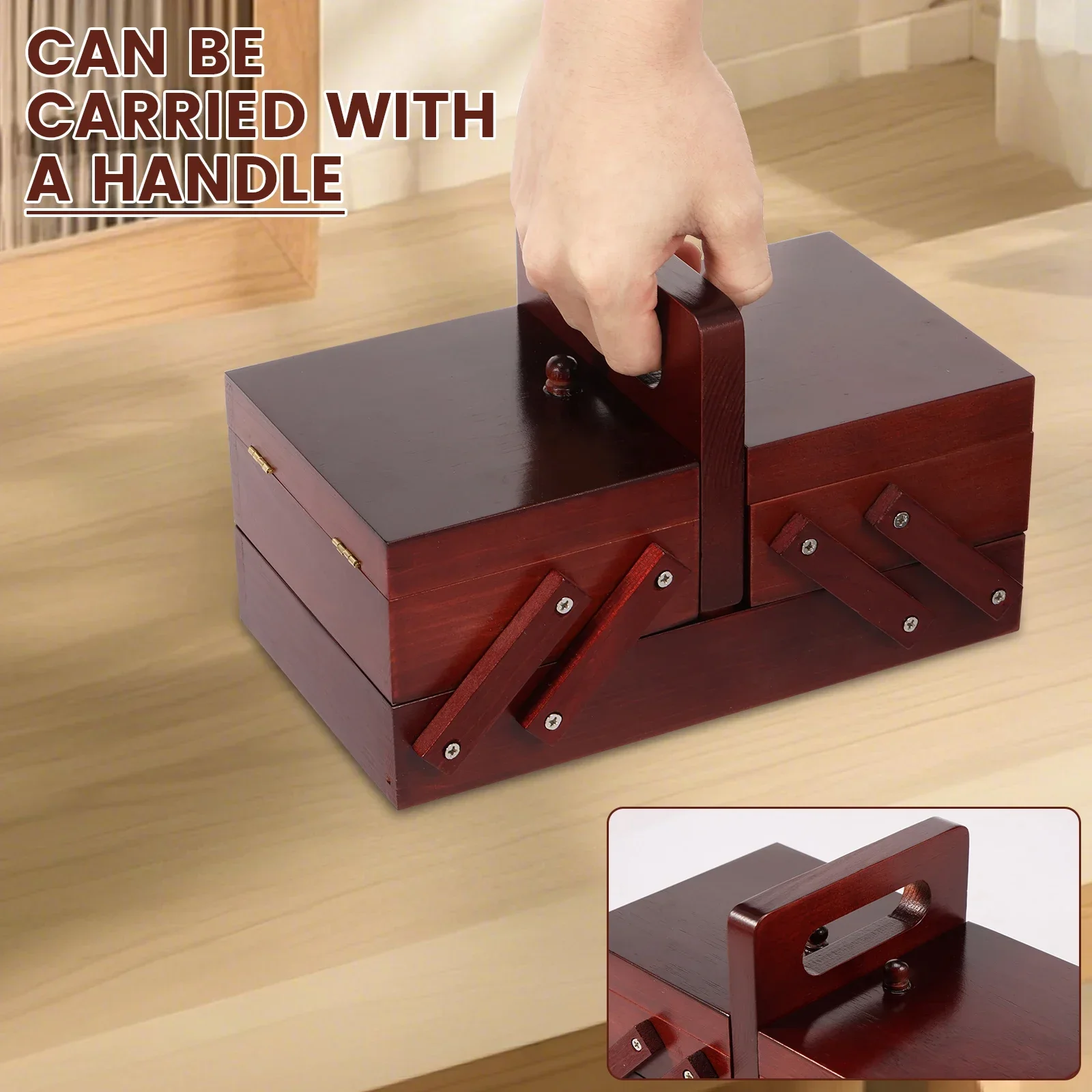 Expandable Sewing Thread Box W - đánh giá và giá Workshop Tools Cabinet