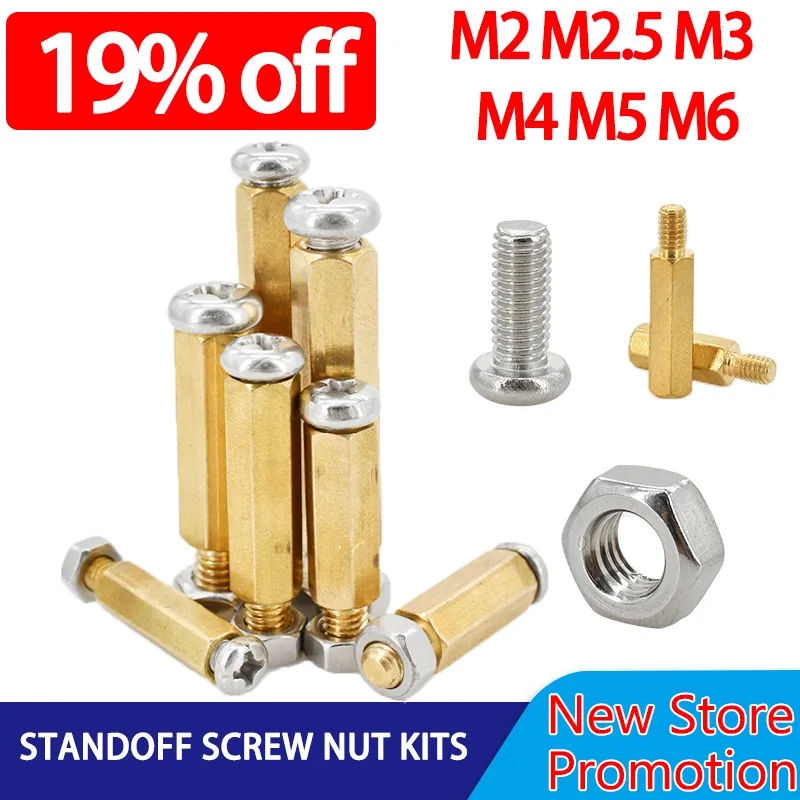 M2 M2.5 M3 M4 M5 M6 Hexagon Mo - đánh giá và giá Screw Organizer Kit