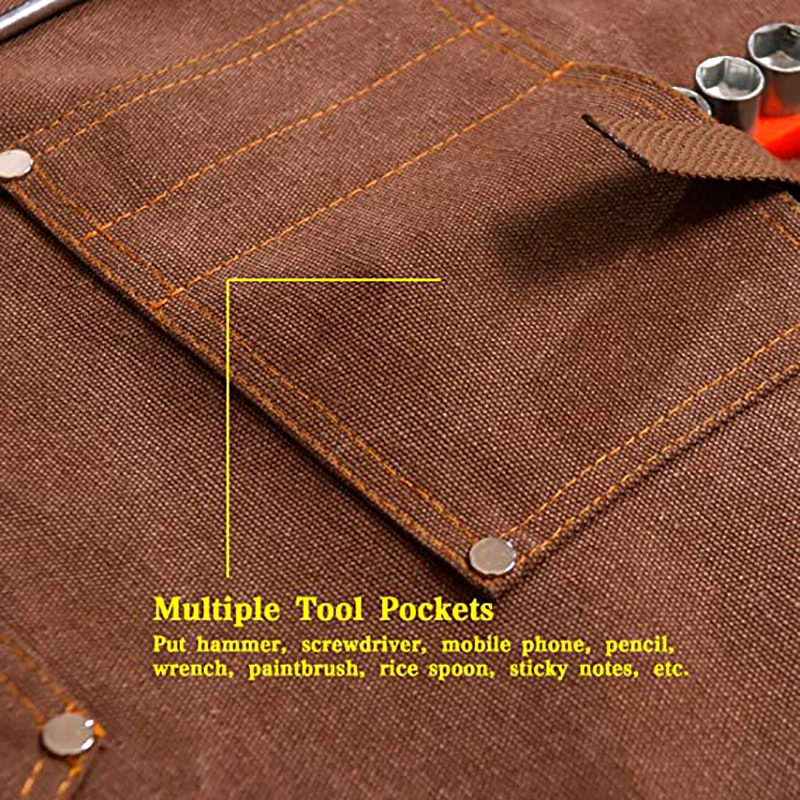 Heavy Duty Canvas Apron Custom - đánh giá và giá Workshop Tools Logo