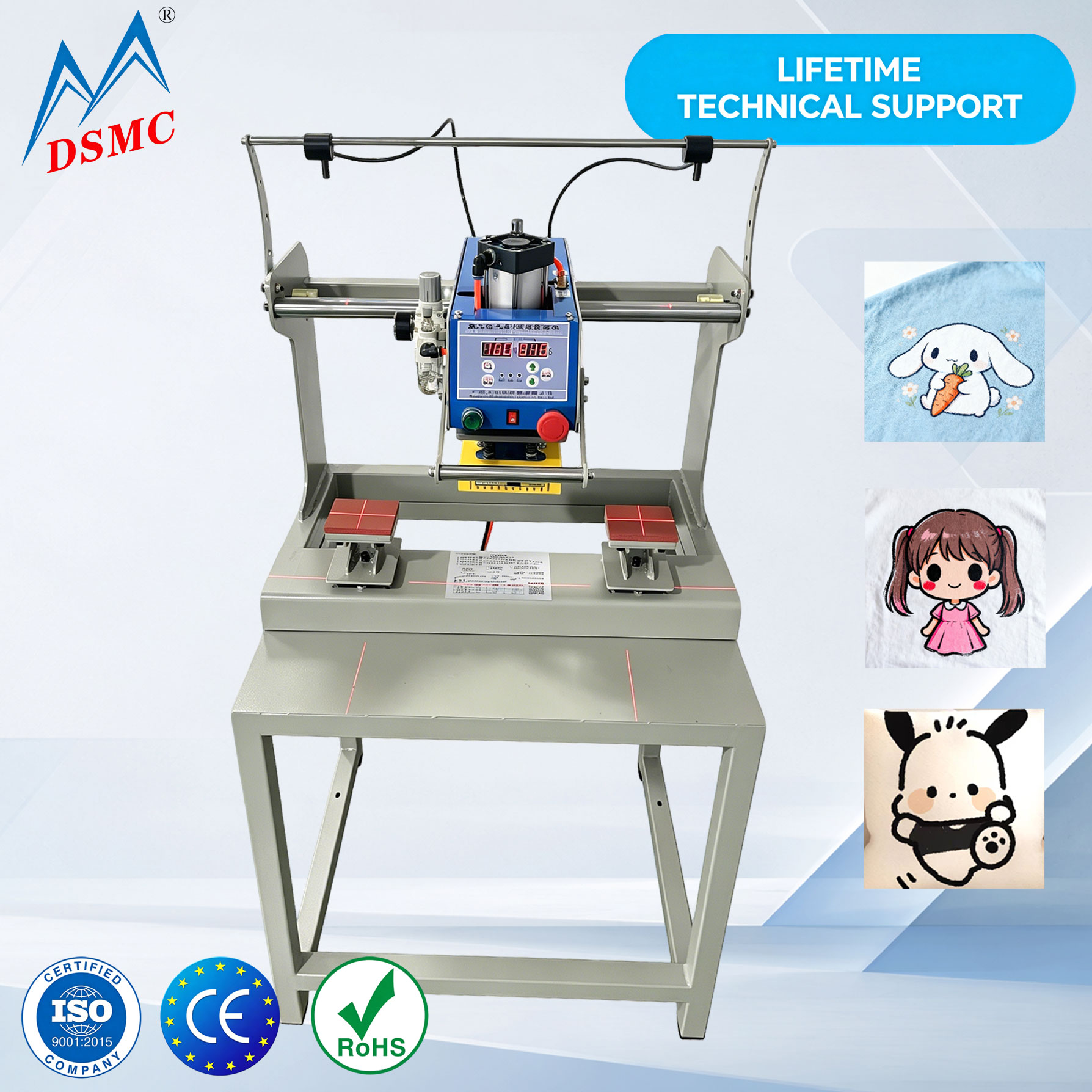 Double Station Heat Press Mach - đánh giá và giá Workshop Tools Logo